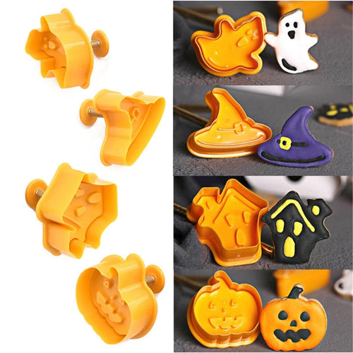 4pcs Halloween Cookie Cutters - Proven Kitchen