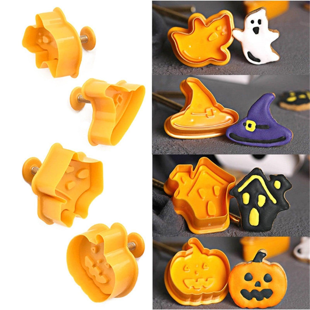 4pcs Halloween Cookie Cutters - Proven Kitchen