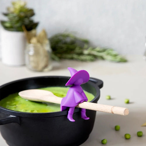 Agatha Witch Spoon Holder & Steam Releaser by OTOTO - Proven Kitchen