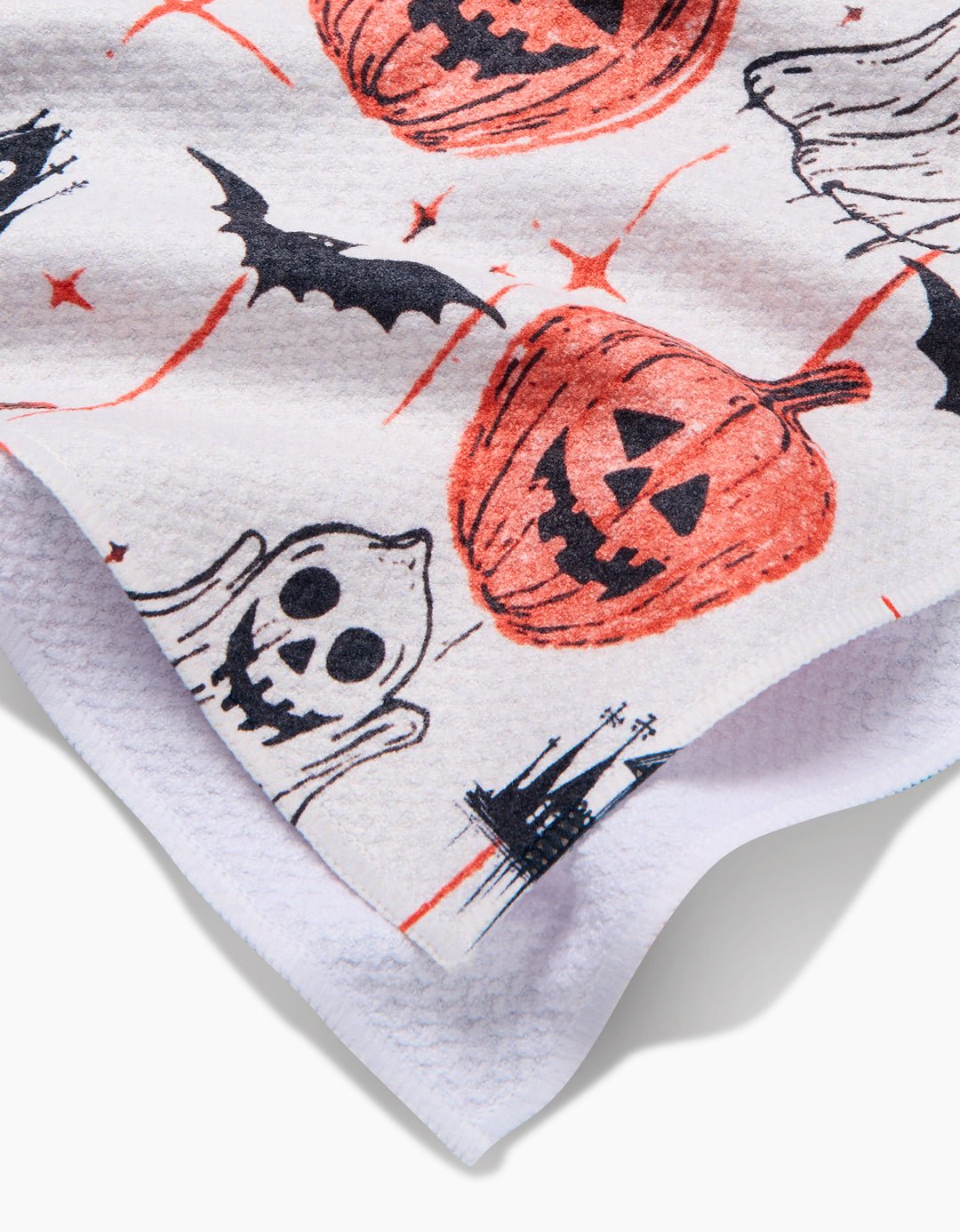 Halloween Is Here Geometry Tea Towel - Proven Kitchen