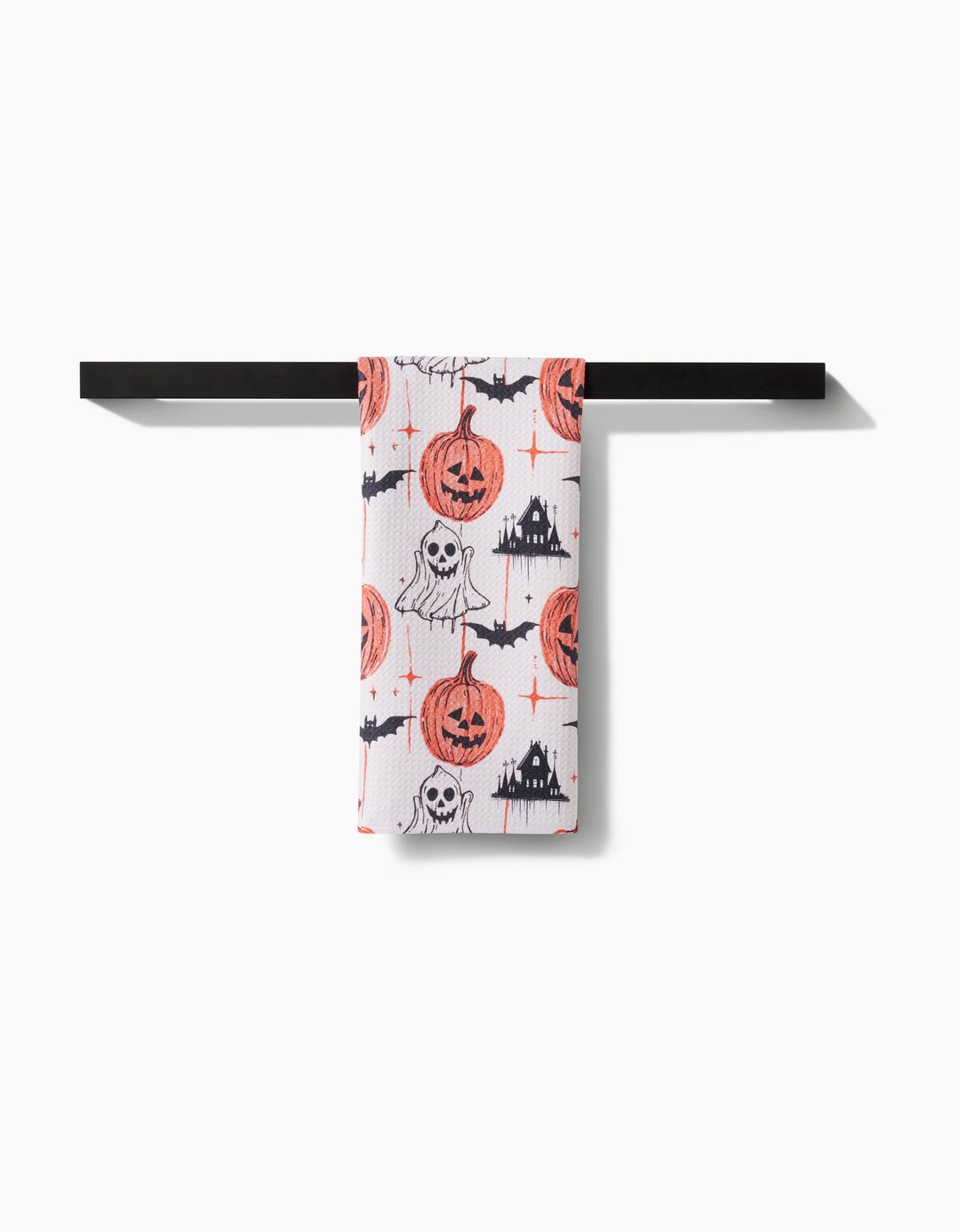 Halloween Is Here Geometry Tea Towel - Proven Kitchen