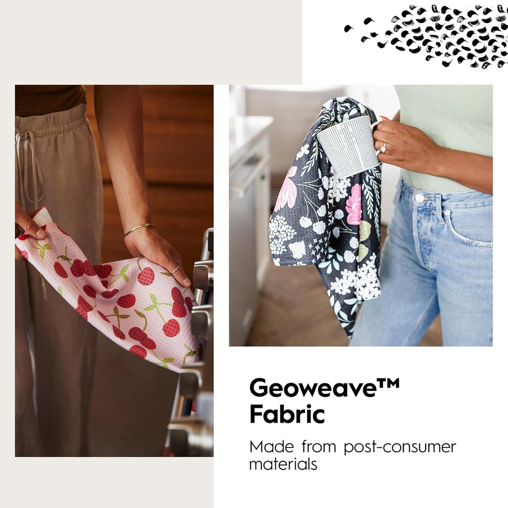 Halloween Is Here Geometry Tea Towel - Proven Kitchen