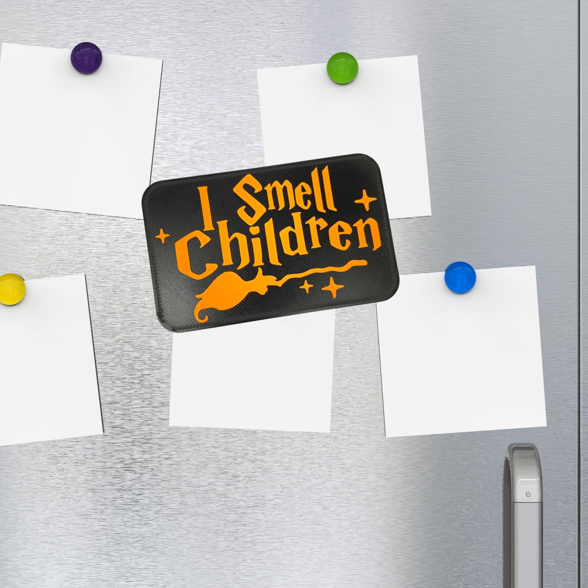 "I Smell Children" Fridge Magnet — Hocus Pocus Halloween Decor, Made in USA - Proven Kitchen