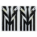 Jiudungs Halloween Kitchen Towels Set of 2 Black White Stripe 18x26 Inch - Proven Kitchen