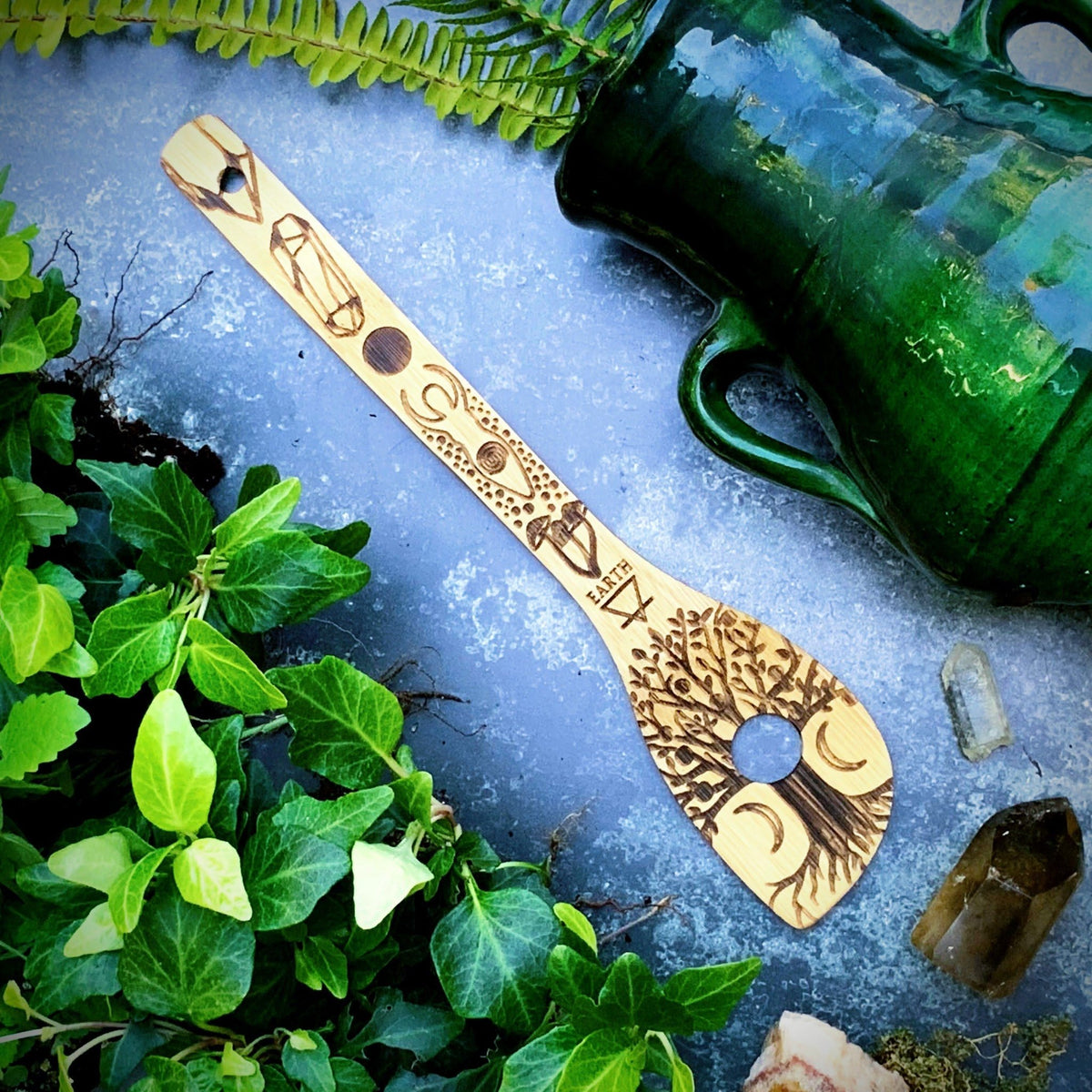 The 5 Elements Halloween Bamboo Large Kitchen Utensils Set - Proven Kitchen