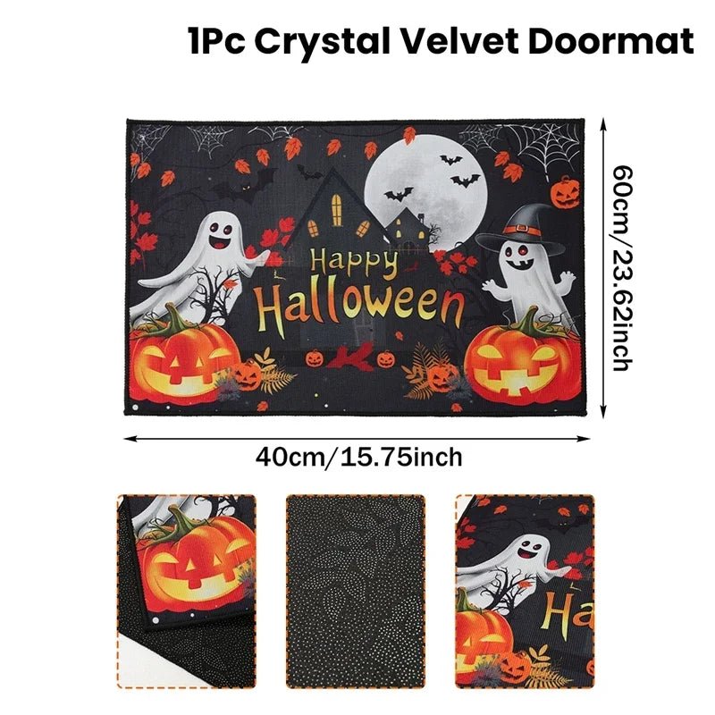 VIKAMA Halloween Doormat Durable And Easy To Clean Halloween Home Decor, Suitable For Bedrooms, Kitchens, Entrances, Etc. - Proven Kitchen