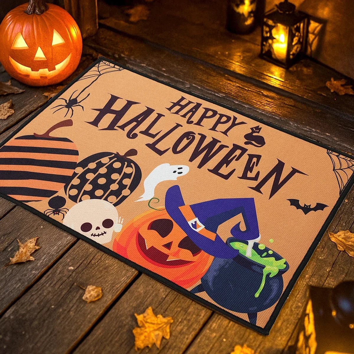 VIKAMA Halloween Doormat Durable And Easy To Clean Halloween Home Decor, Suitable For Bedrooms, Kitchens, Entrances, Etc. - Proven Kitchen