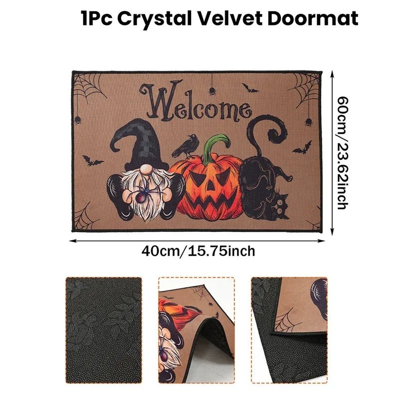 VIKAMA Halloween Doormat Durable And Easy To Clean Halloween Home Decor, Suitable For Bedrooms, Kitchens, Entrances, Etc. - Proven Kitchen